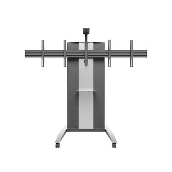 EDBAK Tralle VCTX255 VideoKonferanse 2x 50-55" , Kamera- og codec-hylle (VCTX255)
