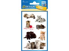 AVERY Z-DESIGN Etikett AVERY dekor søte kattunger (3)