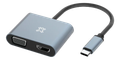 XTREMEMAC ADAPTER USB-C => HDMI & VGA