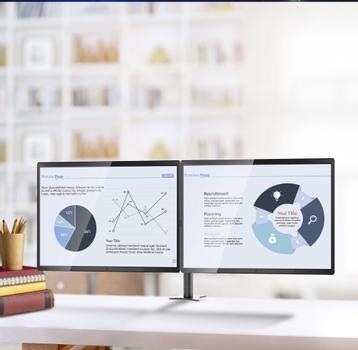 EDBAK SV05 Bordfeste dobbel, 19-27" 100x100 , 750 x 157 x 500mm (SV05c-B)