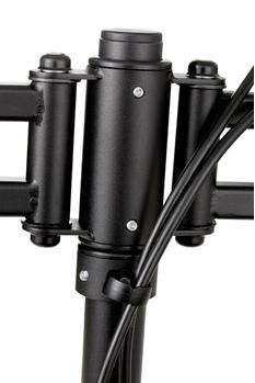 EDBAK Bordfeste SV17 2x3 19-27" , 6x Skjermer, Buet , Svart (SV17c-B)