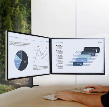 EDBAK SV06 Bordfeste Dobbel, 19-27" 100x100 , 160 x 250 x 500mm (SV06c-B)