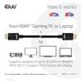 CLUB 3D HDMI-kabel 2m Sort (CAC-1372)