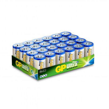 GP Ultra Plus Alkaline Battery, Size C, 14AUP/ LR14,  1.5V (24-pack) (151383)