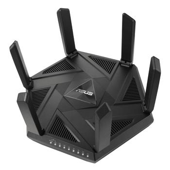 ASUS S RT-AXE7800 - Wireless router - 4-port switch - GigE, 2.5 GigE - WAN ports: 2 - Wi-Fi 6E - Multi-Band (90IG07B0-MU9B00)