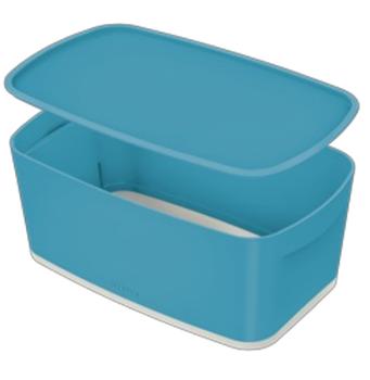 LEITZ Storage MyBox Small with Lid Cosy C.Blue (52630061*4)