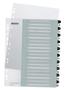 LEITZ Wow Register 1-20 300 my Sort/Hvid A4 Maxi 305 x 245mm