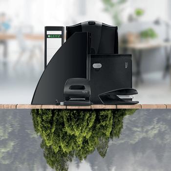 LEITZ NeXXt Recycle Hole Punch 30 Sheets Black 50030095 (50030095)