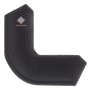 DELTACO Wristpad Corner, 21mm height, black