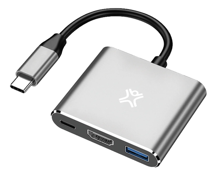 XTREMEMAC HUB USB-C - 3 PORTS (HDMI, USB-A, USB-C PD) (XWH-HUB3-13)