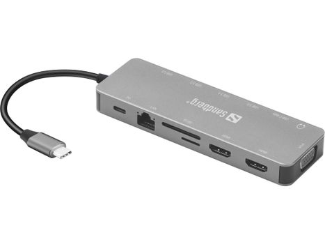 SANDBERG USB-C 13-in-1 Travel Dock (136-45)