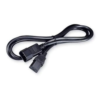 BLACK BOX IEC EXTENSION CORD - BLACK, C14/C13, 1M (BC9001-1M)