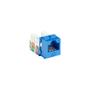 BLACK BOX CAT6A KEYSTONE JACK, BLUE