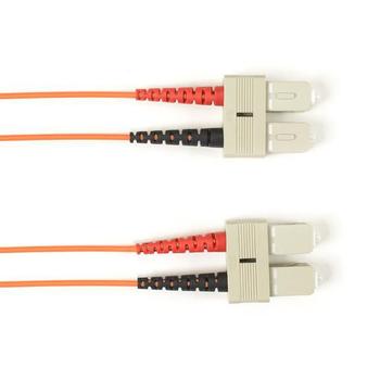BLACK BOX 50 MM FO PATCH CABLE DUPLX, (FOCMR50-003M-SCSC-OR)