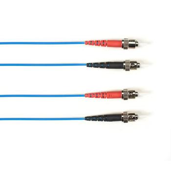 BLACK BOX 62.5 MM FO PATCH CABLE DUPLX, (FOCMP62-006M-STST-BL)