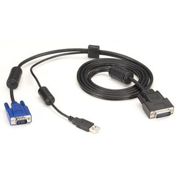 BLACK BOX SECURE KVM SWITCH CABLE - VGA AND USB TO HD26 (EHNSECURE2-0006)
