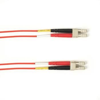 BLACK BOX 62.5 MM FO PATCH CABLE DUPLX, (FOCMR62-003M-LCLC-RD)