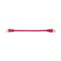 BLACK BOX Patch Cable CAT5e Reduced-Length  - Red 22.9cm