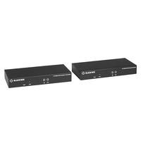 BLACK BOX KVM EXTENDER FIBER - 4K SH HDMI USB 2.0 SERIAL AUDIO LOCAL VIDEO (KVXLCHF-100)