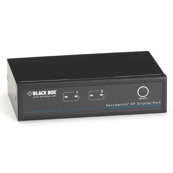 BLACK BOX DT KVM Switch - DP Audio USB 2.0 2-Port (KV9702A)