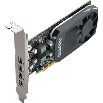 PNY QUADRO P1000 V2 LOWPROFILE DP PCI-3.0 X16 LP4GB GDDR5 128-BIT CTLR (VCQP1000V2-PB)