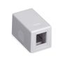 BLACK BOX CONNECT SURFACE MOUNT HOUSING - 1-PORT, WHITE