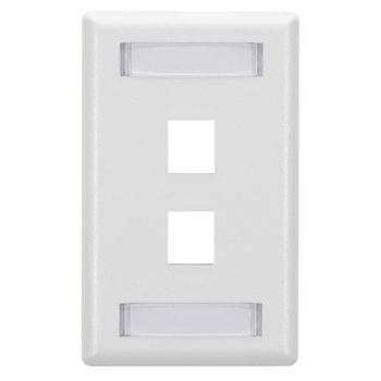 BLACK BOX GIGASTATION2 WALLPLATE SNG GANG (WPT464)