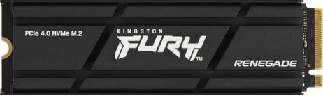 Kingston FURY Renegade 4TB SSD PCIe 4.0 (NVMe), Phison E18, 3D TLC NAND - med kjøleribbe,  for PS5 (SFYRDK/4000G)