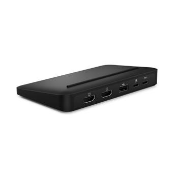 BRYDGE Stone Lite USB-C Multiport Hub ? Dual 4K Display Docking Hub for Windows Laptops - Black (BRYSTONEL)