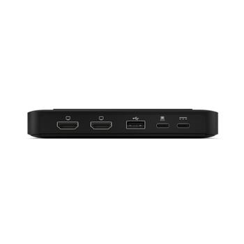 BRYDGE Stone Lite USB-C Multiport Hub ? Dual 4K Display Docking Hub for Windows Laptops - Black (BRYSTONEL)
