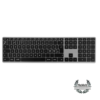 SATECHI Slim X3 Trådløst tastatur For Apple, nordisk layout, opp til 4 bluetooth enheter, baklyste taster (ST-BTSX3M-ND)