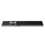 SATECHI Slim X3 Trådløst tastatur For Apple, nordisk layout, opp til 4 bluetooth enheter, baklyste taster (ST-BTSX3M-ND)