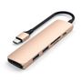 SATECHI Slim Aluminum Type-C Multi-Port Adapter V2 USB 3.2 Gen 1 (3.1 Gen 1) Type-C (ST-SCMA2S)