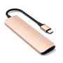 SATECHI Slim Aluminum Type-C Multi-Port Adapter V2 USB 3.2 Gen 1 (3.1 Gen 1) Type-C (ST-SCMA2S)