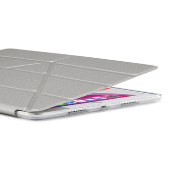 PIPETTO iPad 10.2" Metallic Origami Case with TPU Back - Silver (P052-59C-7)