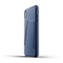 MUJJO pungetui i fuld læder til iPhone XS Max - Monaco Blue