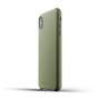 MUJJO Full Leather Case for iPhone 6.5 - Olive