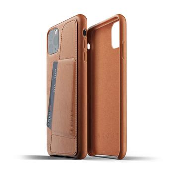 MUJJO Full Leather Wallet Case for iPhone 11 Pro Max - Tan (MUJJO-CL-004-TN)