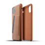 MUJJO Full Leather Wallet Case for iPhone 11 Pro Max - Tan (MUJJO-CL-004-TN)