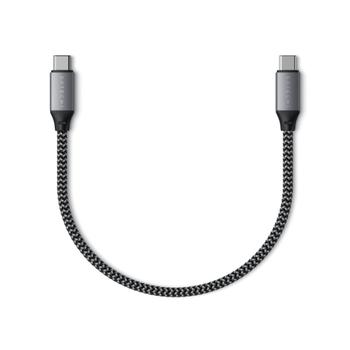 SATECHI USB-C till Kabel 25 cm USB-C  - Rymdgrå (ST-TCC10M)