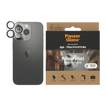 PanzerGlass CP iPhone 2022 6.7''Max/ 6.7''ProMax Skärmskydd Svart ram (0400)