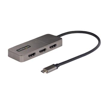 STARTECH StarTech.com 3 Port USB C to HDMI 4K 60Hz MST Hub (MST14CD123HD)