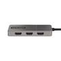 STARTECH StarTech.com 3 Port USB C to HDMI 4K 60Hz MST Hub (MST14CD123HD)