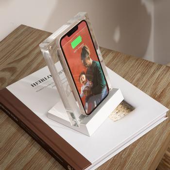 TWELVESOUTH Twelve South PowerPic Mod - The Frame that wirelessly charges your phone - Black (12-2019)