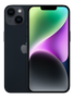 APPLE iPhone 14 - 5G smartphone - dual-SIM / Internal Memory 128 GB - OLED-skärm - 6.1" - 2532 x 1170 pixlar - 2 bakre kameror 12 MP, 12 MP - front camera 12 MP - midnatt