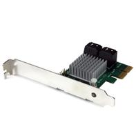 StarTech 4 Port PCI Express 2.0 SATA III 6Gbps RAID Controller Card with HyperDuo SSD Tiering - PCIe SATA 3 Controller Adapter (PEXSAT34RH) - Diskkontroller - SATA 6Gb/s - PCIe 2.0 x2