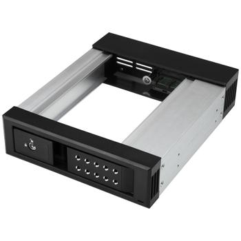 STARTECH 5.25 to 3.5 Drive Hot Swap Bay - For 3.5 SATA/SAS - Trayless (HSB1SATSASBA)