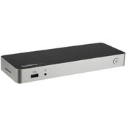 STARTECH Dual Monitor USB C Dock - Dual 4K DP / HDMI - 60W PD - SD