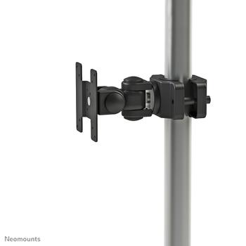 Neomounts by Newstar FPMA-WP200BLACK Pole Mount for flatscreens 10-30inch VESA 75x75 and 100x100mm width 35-60mm 10kg tiltable pivot black (FPMA-WP200BLACK)