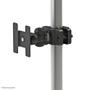 Neomounts by Newstar FPMA-WP200BLACK Pole Mount for flatscreens 10-30inch VESA 75x75 and 100x100mm width 35-60mm 10kg tiltable pivot black (FPMA-WP200BLACK)